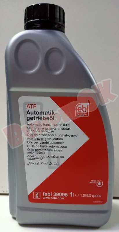 Олива коробки ATF ZF 8, ZF 9 (Febi) 1л - 2