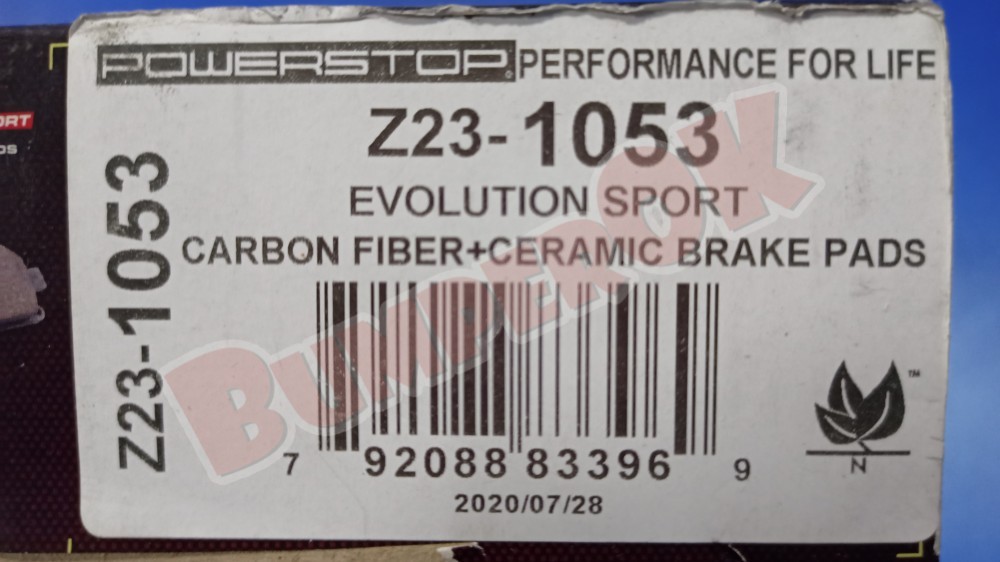 Колодки SRT 8 EVOLUTION Z23-1405 - 2