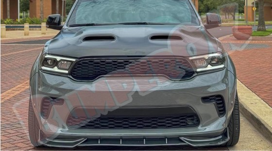 Капот алюмінієвий тюнінг на 2 ніздрі SRT Dodge Durango 2010- - 2