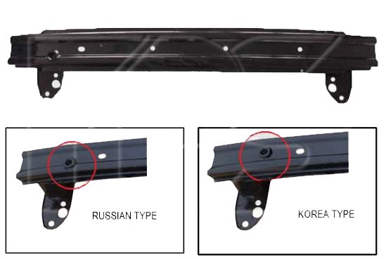 Усилитель бампера Hyundai Solaris - 3