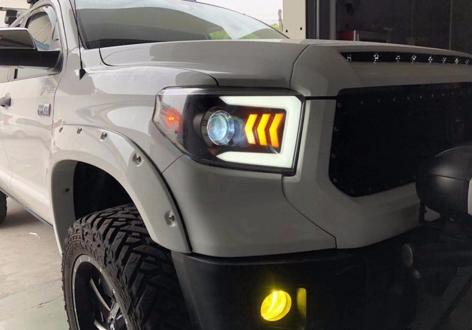 фара toyota tundra 2014 2015 - 5