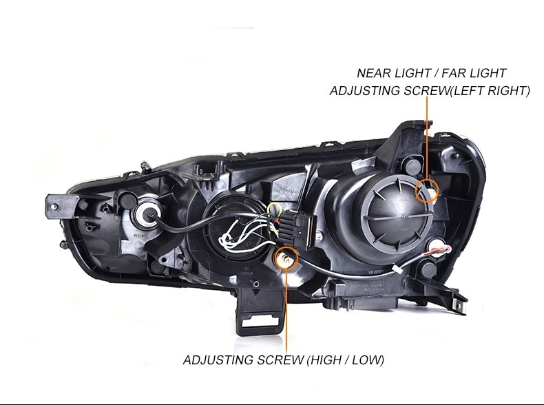 Фара Mitsubishi lancer x - 3