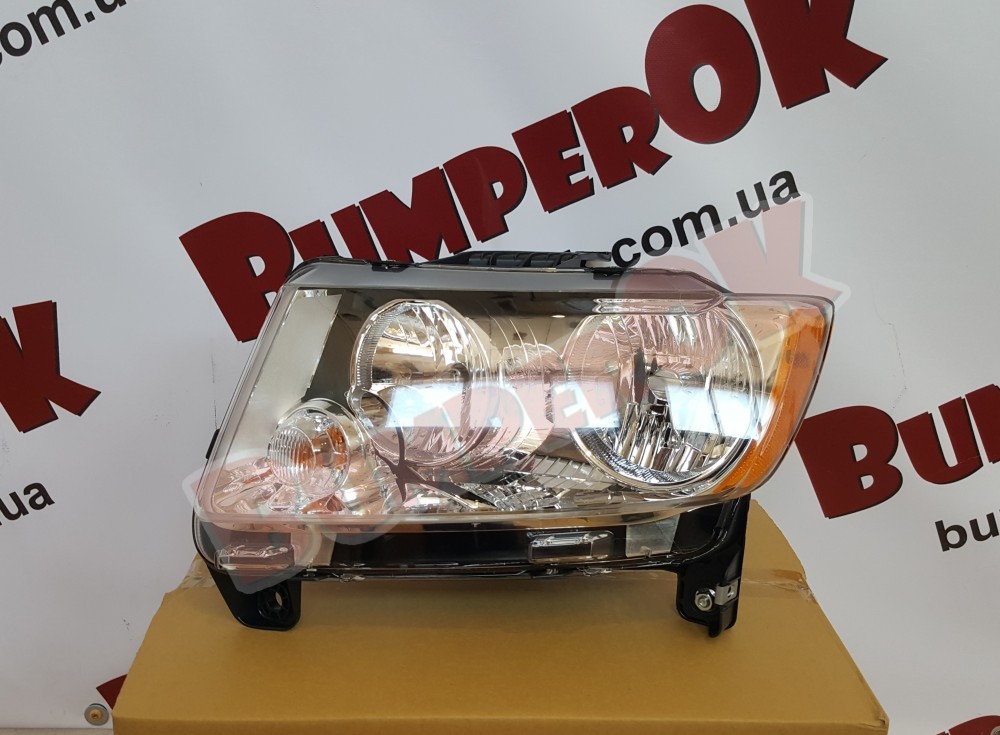 Фара ліва хромована Jeep Compass 2011-2016 - 2