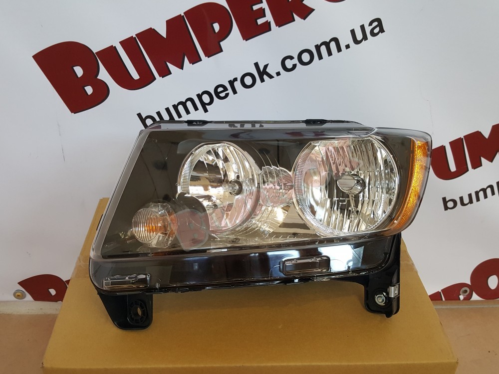 Фара ліва чорна Jeep Compass 2011-2016 - 2