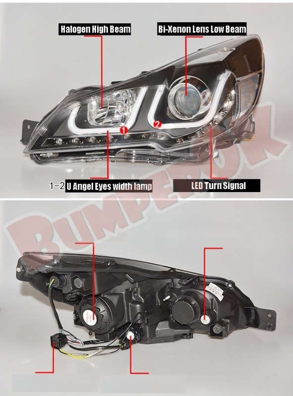 Фара передня ліва LED Tuning Subaru Outback 2015- - 4