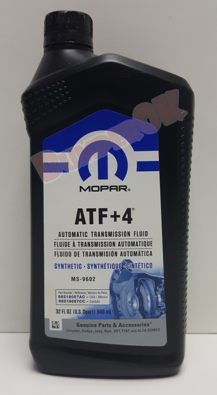 Трансмісійна олива Mopar ATF +4 (0.946 л.) - 2