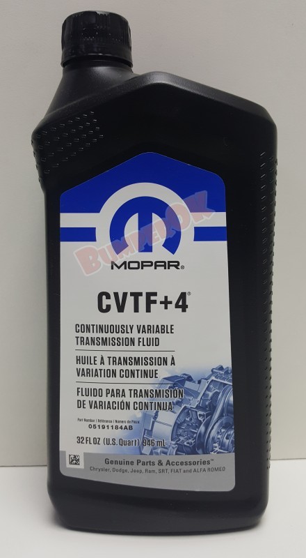 Трансмісійна олива Mopar CVTF+4 (0.946 л.) - 2