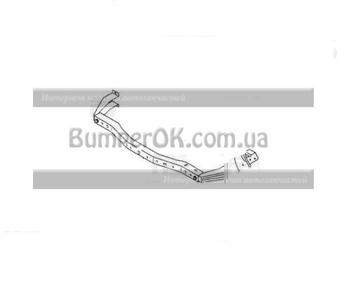 Панель передняя вертикальная средняя Suzuki Grand Vitara