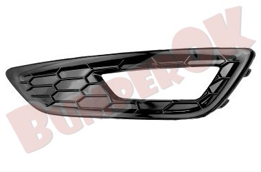 Решітка бампера переднього ліва Sport (+отв.) Ford Focus 3 2014-